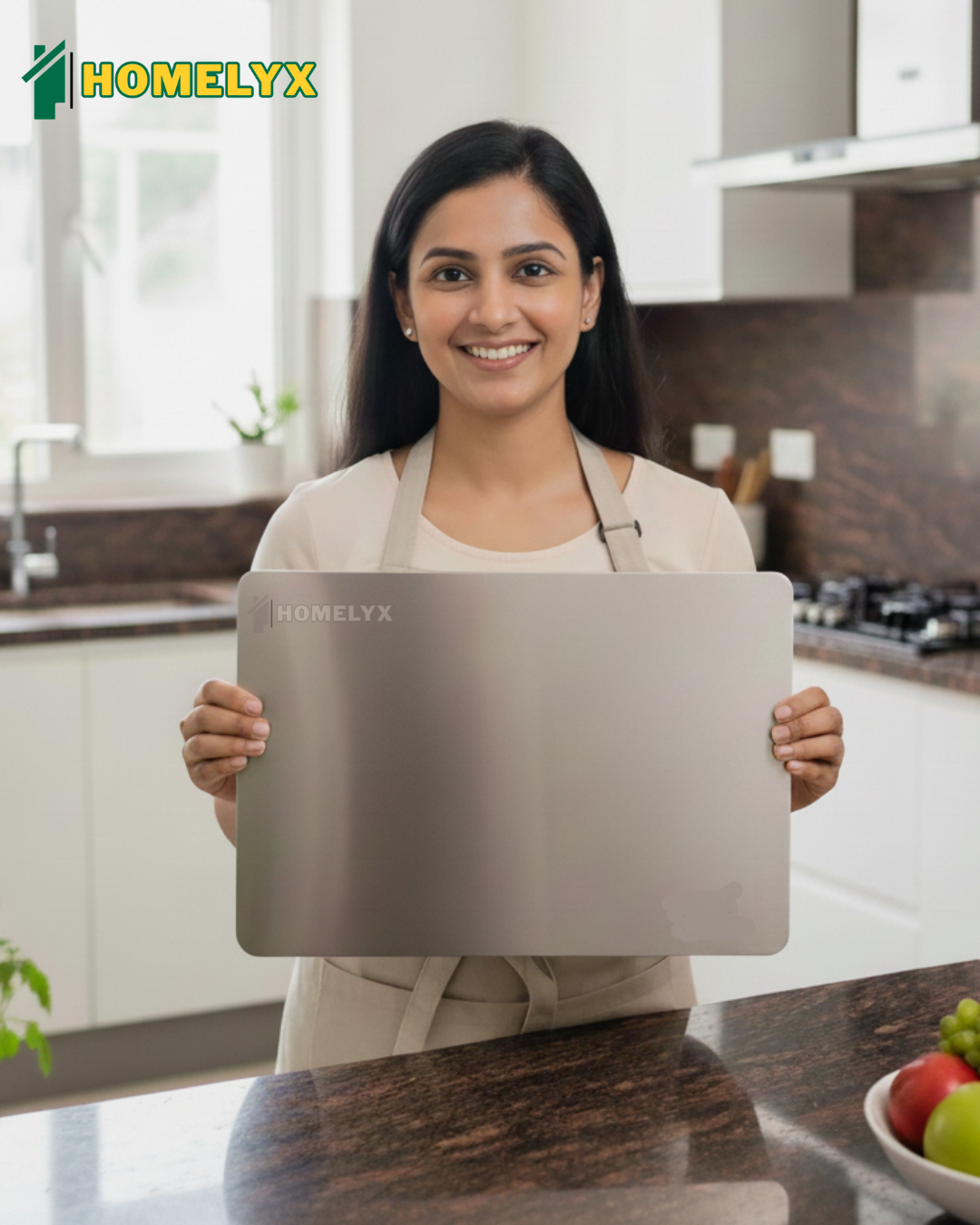 PREMIUM STAINLESS STEEL CHOPPING BOARD(35x31cm) sgxsqu-i1