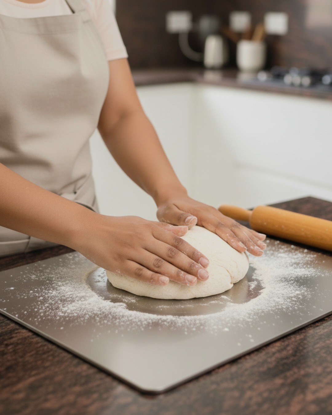 PREMIUM STAINLESS STEEL CHOPPING BOARD(35x31cm) sgxsqu-i1