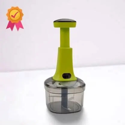 Food Chopper , Steel Large Manual Hand-Press Vegetable Chopper Mixer Cutter to Cut sgxsqu-i1